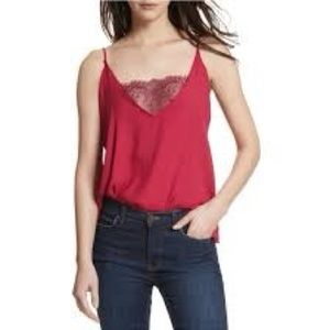 Free People lace inset cami tank M